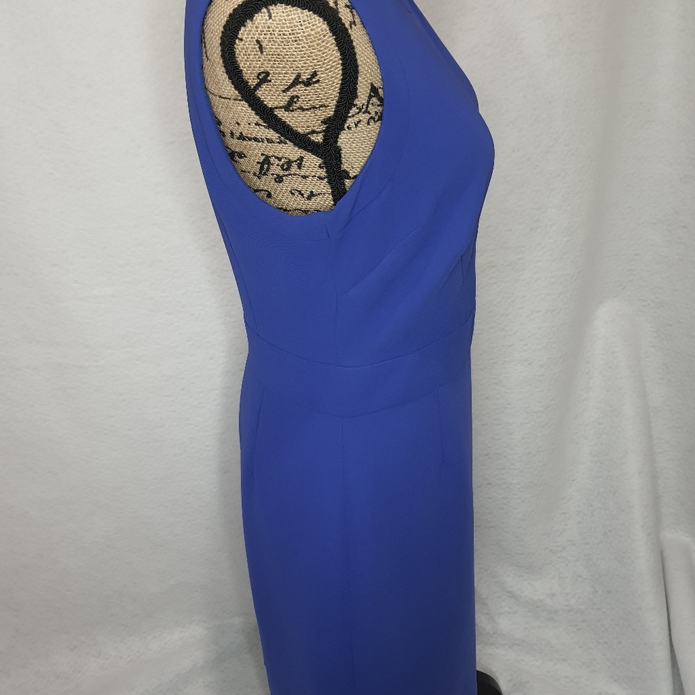 Banana Republic blue Pencil Dress Small 6 - Picture 4 of 7